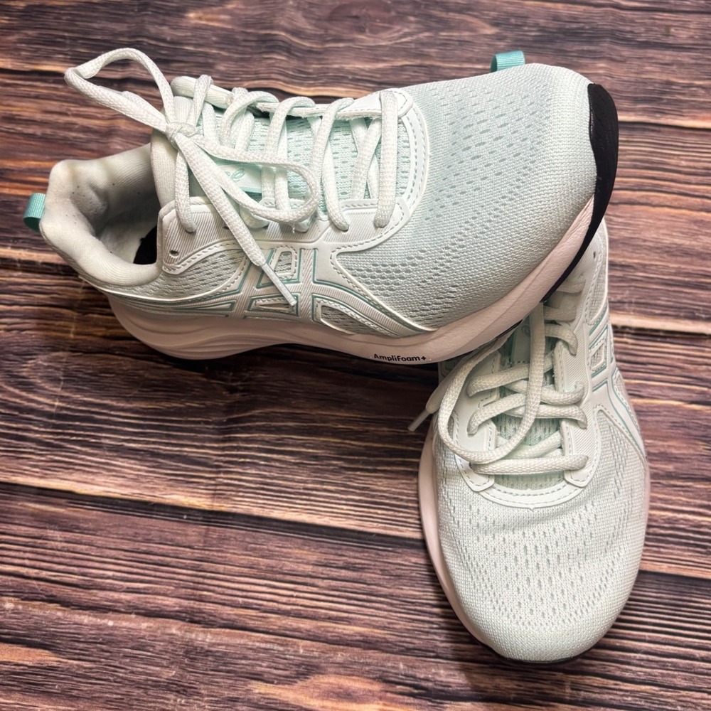 Asics Womens Gel-Contend 9 Running Sz7.5 Shoes Soothing Sea/Oasis Green 1012B681 - Picture 7 of 13